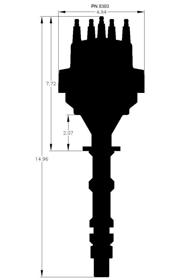 Chevy 348_409 Ready to Run Distributor - 8393